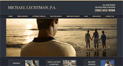 Desktop Screenshot of lechtmanlaw.com